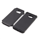 SAMSUNG GALAXY NOTE 7 TOUGH HYBRID CASE BLACK TPU + BLACK PC WITH CARBON FIBER FINISH