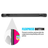 The Tough Hybrid Case Black Tpu + Black Pc With Carbon Fiber Finish for Apple iPhone XS Max