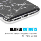 The Marble Series Imd Soft Tpu Case Black for iPhone XS Max