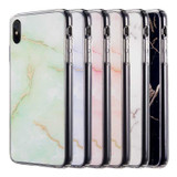 The Sparkling Marble Series Imd Soft Tpu Case - Green for iPhone XS Max