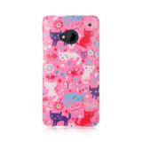 HTC ONE M7 UV CASE FUNNY CATS