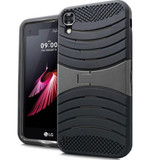 K6p Armor Guard Rugged Case with Kickstand, Black