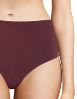 Chantelle Soft Stretch High Waist Thong Wine 1069