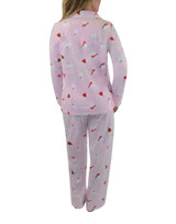 Pillow Talk by Rene Rofe Pom Microfleece PJ with Pom Pom Trim 555154