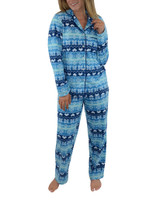 Pillow Talk by Rene Rofe Pom Microfleece PJ with Pom Pom Trim 555154