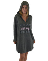 Pillow Talk by Rene Rofe Hooded Sleepshirt 586335