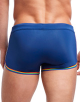 2xist Pride Cabo Jogger Swim Trunk Love Stripes Rainbow 96005