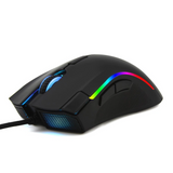 9itech M625 PMW3360 Sensor Gaming Mouse 12000DPI 7 Programmable Buttons RGB Backlight Wired Mice with Fire Key For FPS Gamer