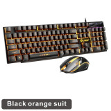 9itech Keyboard And Mouse Combo USB Wired Gamer Gaming Keyboard Mouse Kit RGB LED Luminous Waterproof Magic Mouse Keyboard Set For PC