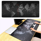 9itech Extra Large Mousepad Natural Rubber Mouse Pad Old World Map Anti-slip Gaming Mouse Mat with Locking Edge for game gamer
