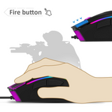 9itech M625 A3050 RGB Backlight Gaming Mouse 4000 DPI 1000Hz Report rate 7 Programmable Buttons USB Wired Mice for Computer Gamer