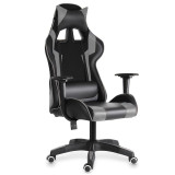 9itech 155° Furniture Office Chair High Back Gaming Chair Recliner Computer PU Leather Seat Gamer Office Lying Armchair with Footrest