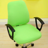 2pcs/set Universal Elastic Spandex Fabric Split Chair Back Cover+Seat Cover Anti-dirty Office Computer Chair Cover Stretch Case