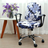 2pcs/set Universal Elastic Spandex Fabric Split Chair Back Cover+Seat Cover Anti-dirty Office Computer Chair Cover Stretch Case