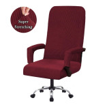 Elastic Office Lift Computer Chair Cover Modern Anti-dirty Boss Rotating Chair Seat Case Removable Thickened With Armrest Covers