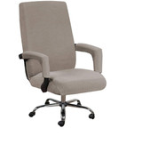 Office Stretch Spandex Chair Covers Solid Color Anti-dirty Computer Seat Chair Cover Removable Slipcovers With Armrest Covers