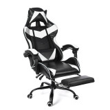 9itech Office Computer Chair WCG Gaming Chair Reclining Leather Desk Chair Internet Cafe Gamer Chair Pink Household Armchair Footrest
