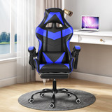9itech Office Computer Chair WCG Gaming Chair Reclining Leather Desk Chair Internet Cafe Gamer Chair Pink Household Armchair Footrest