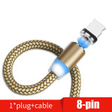 9itech 2m Magnetic Cable Micro USB Type C Cable For iPhone 11 7 Samsung s9 Fast Charging Magnetic Charger USB Cables Mobile Phone Cord