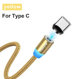 9itech Magnetic Cable Fast Charging Micro USB Type C Cable For iPhone Samsung Xiaomi Mobile Phone Magnet Charger USB Cord Wire