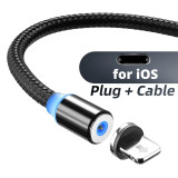 9itech Magnetic Cable Micro USB Cable For Xiaomi Samsung Magnetic Charging Cord USB Type C Cable Magnet Charger Cable Mobile Phone Cord