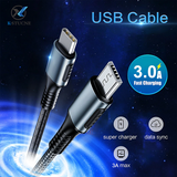 9itech USB Type C To Micro Usb Cable For Samsung Galaxy S7 S6 Android Fast Charging Mobile Phone Charger Cord For Huawei USB PD Cable
