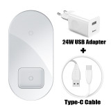 Visible Wireless Charger For iPhone 12 11 Wireless Charge Pad For iPhone Airpods Fast Charging Wireless Charge Devices