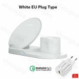 3 in 1 Fast Wireless Charger Dock Station Fast Charging for iPhone 12 12 Pro SE 11 XR XS for Apple Watch 2 3 4 5 for AirPods Pro