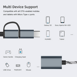 2 in 1 USB 3.0 OTG Cable Type C Micro usb to USB3.0 Adapter USB-C Data Transfer Cable for Samsung Xiaomi Huawei Type-C Phone