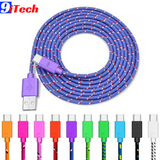 9itech USB Type C Cable for Samsung Galaxy S10 9 Fast Charging Data Cable for Huawei Mate 20 Pro Mobile Phone Charger Cord USB-C