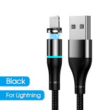 9itech Magnet Charger 3A Magnetic Cable Micro USB Cable Type C Cable Fast Charging For iPhone Samsung Android Mobile Phone Cord Wire
