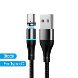 9itech Magnet Charger 3A Magnetic Cable Micro USB Cable Type C Cable Fast Charging For iPhone Samsung Android Mobile Phone Cord Wire