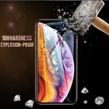 9itech 30D Protective Glass on the For iPhone X XS Max XR Tempered Screen Protector Curved Edge Glass 11 Pro XR XS Max Full Cover Glass