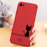 Cute cartoon Protective Phone Case For iPhone 8 7 6 6s Plus 5 5S SE Soft TPU Case For iPhone XS Max X 11 XR Silicone Cover Coque