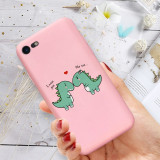 Cute cartoon Protective Phone Case For iPhone 8 7 6 6s Plus 5 5S SE Soft TPU Case For iPhone XS Max X 11 XR Silicone Cover Coque