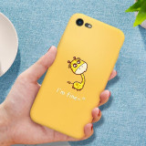 Cute cartoon Protective Phone Case For iPhone 8 7 6 6s Plus 5 5S SE Soft TPU Case For iPhone XS Max X 11 XR Silicone Cover Coque
