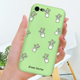 Cute cartoon Protective Phone Case For iPhone 8 7 6 6s Plus 5 5S SE Soft TPU Case For iPhone XS Max X 11 XR Silicone Cover Coque