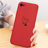 Cute cartoon Protective Phone Case For iPhone 8 7 6 6s Plus 5 5S SE Soft TPU Case For iPhone XS Max X 11 XR Silicone Cover Coque