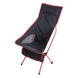 Outdoor Camping Chair Oxford Cloth Portable Folding Lengthen Camping Ultralight Chair Seat for Fishing