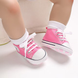 Canvas Baby Sports Sneaker Newborn Baby Girls Shoes boys First Walkers Shoes Infant Toddler Soft Sole Anti-slip
