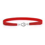 Elastic Women Belts Strap Thin Skinny Ladies Dress Waist Belt Leather Gold Buckle Female Red Belts Elastic Women Belts Strap Thin Skinny Ladies Dress Waist Belt Leather Gold Buckle Female Red Belts