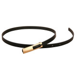 Elastic Women Belts Strap Thin Skinny Ladies Dress Waist Belt Leather Gold Buckle Female Red Belts Elastic Women Belts Strap Thin Skinny Ladies Dress Waist Belt Leather Gold Buckle Female Red Belts