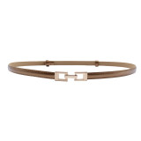 Elastic Women Belts Strap Thin Skinny Ladies Dress Waist Belt Leather Gold Buckle Female Red Belts Elastic Women Belts Strap Thin Skinny Ladies Dress Waist Belt Leather Gold Buckle Female Red Belts