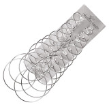 12 Pairs Hoop Earrings Set Big Circle Earring Fashion Jewelry for Women Girls 12 Pairs Hoop Earrings Set Big Circle Earring Fashion Jewelry for Women Girls