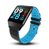 waterproof heart rate monitor blood pressure multiple sport mode smartwatch