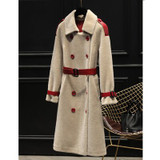 Denny&Dora Women's Faux Fur Coat Sheepskin Shearling Jacket Winter Long Trench Women Overcoat Luxury Thicken Warm Coat Denny&Dora Women's Faux Fur Coat Sheepskin Shearling Jacket Winter Long Trench Women Overcoat Luxury Thicken Warm Coat