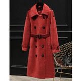 Denny&Dora Women's Faux Fur Coat Sheepskin Shearling Jacket Winter Long Trench Women Overcoat Luxury Thicken Warm Coat Denny&Dora Women's Faux Fur Coat Sheepskin Shearling Jacket Winter Long Trench Women Overcoat Luxury Thicken Warm Coat