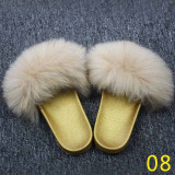 New Women's Furry Slippers Ladies Cute fur Hair Fluffy Slippers Women's Fur Slippers Winter Warm Slippers for Women Hot