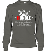 HUNCLE ONLY HUNTER  FUNNY HUNTING SHIRT