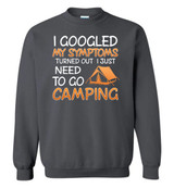 CAMPING: I GOOGLED MY SYMPTOMS TURNED OUT I JUST NEED TO GO CAMPING